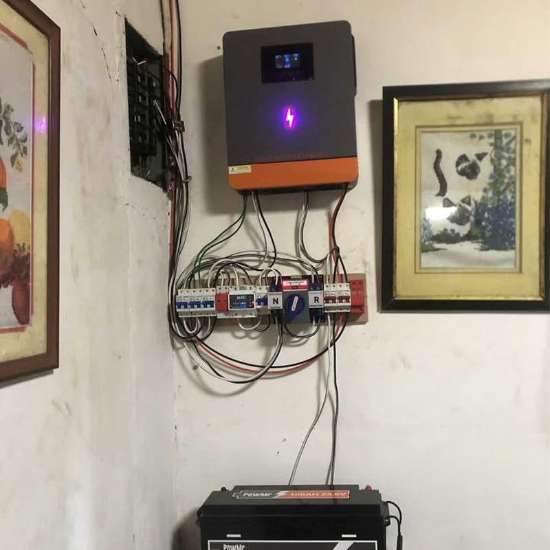 4.2KW inverter with 24v 100ah battery in Philippines