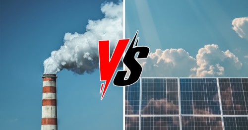 solar energy vs fossil fuel