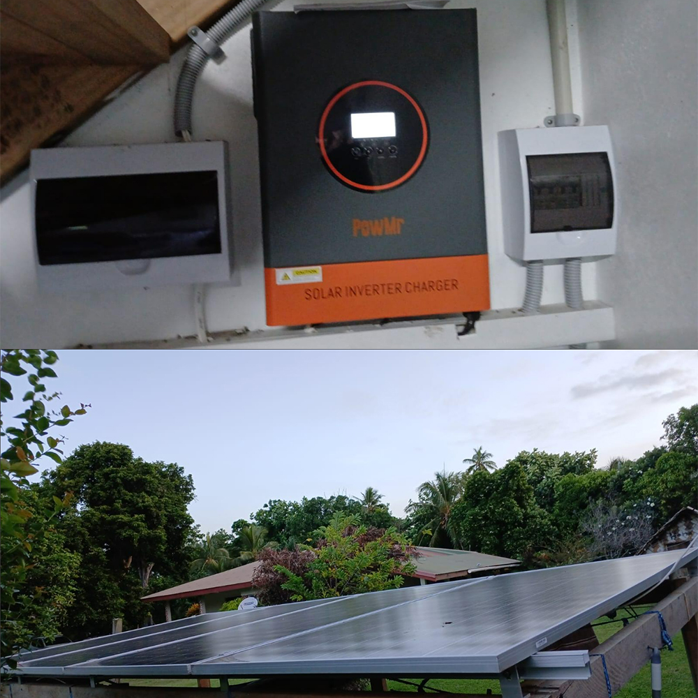 PowMr 3500w inverter installed in Vanuatu